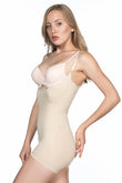 Tan  2058 Chest Open Short Leg Length Corset