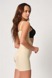 Tan  2834 Chest Open Ferrule Lace Butt Length Laser Corset