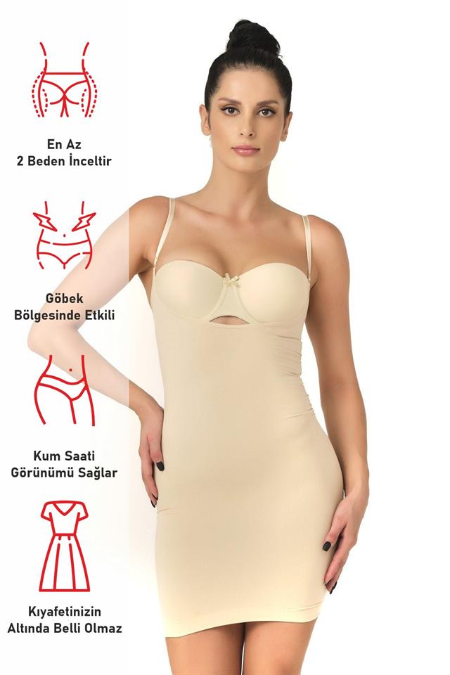Tan  5060 Chest Open Dress Corset