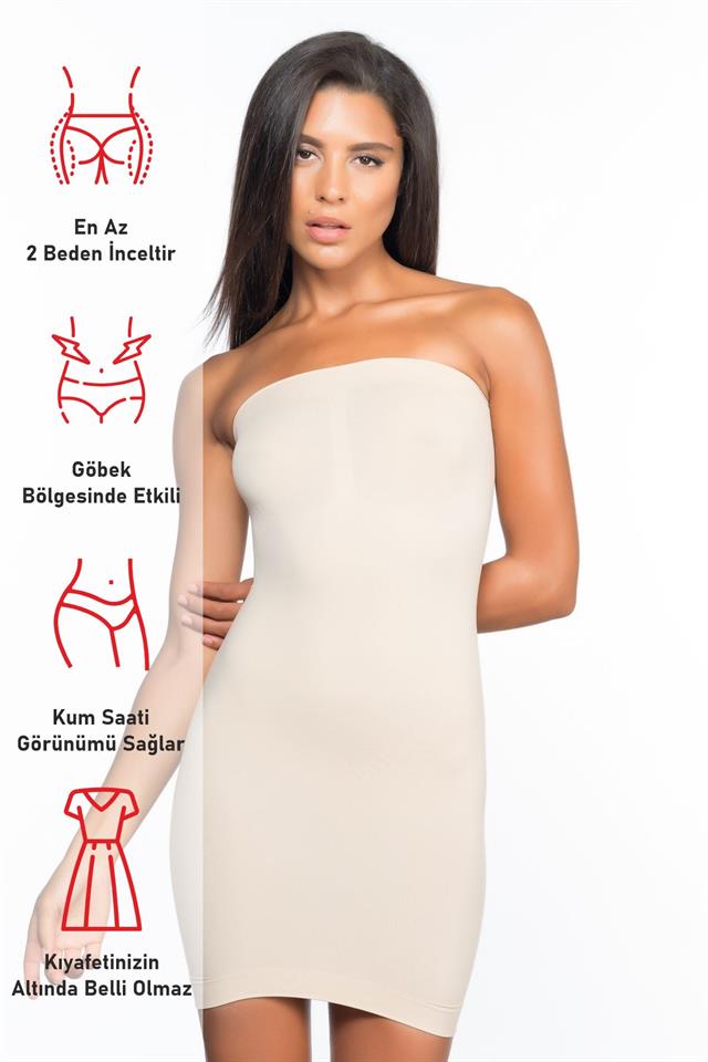 Tan  5065 Strapless Dress Corset