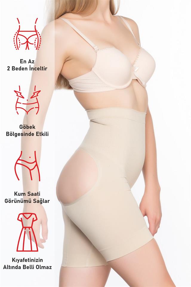 Ten 2032 Butt Open Massage Boxer Korsett