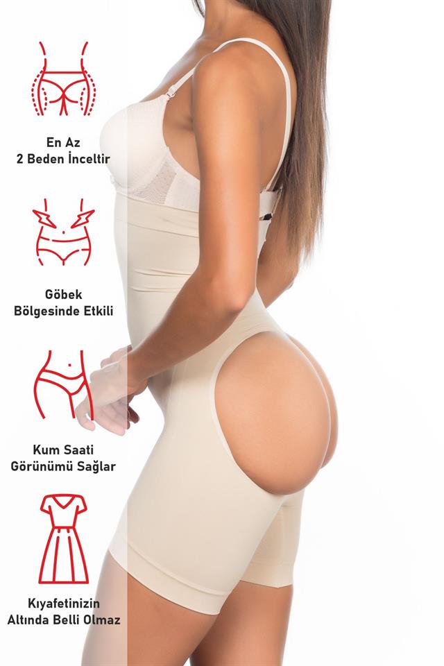 Ten 2033 Butt Open Boxer Korsett