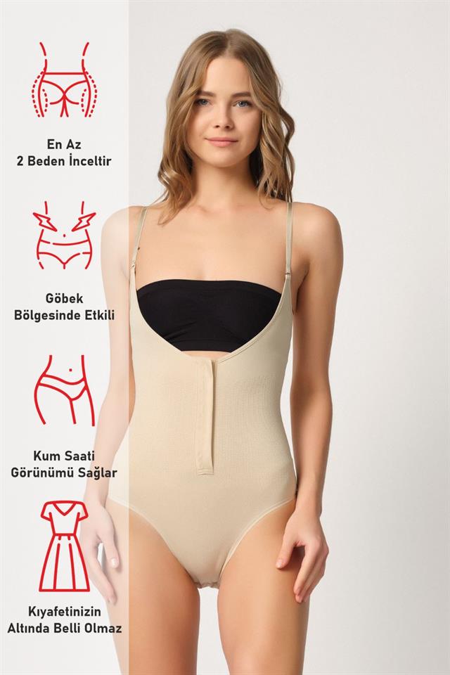 Ten  2043 Chest Open Back Body Corset