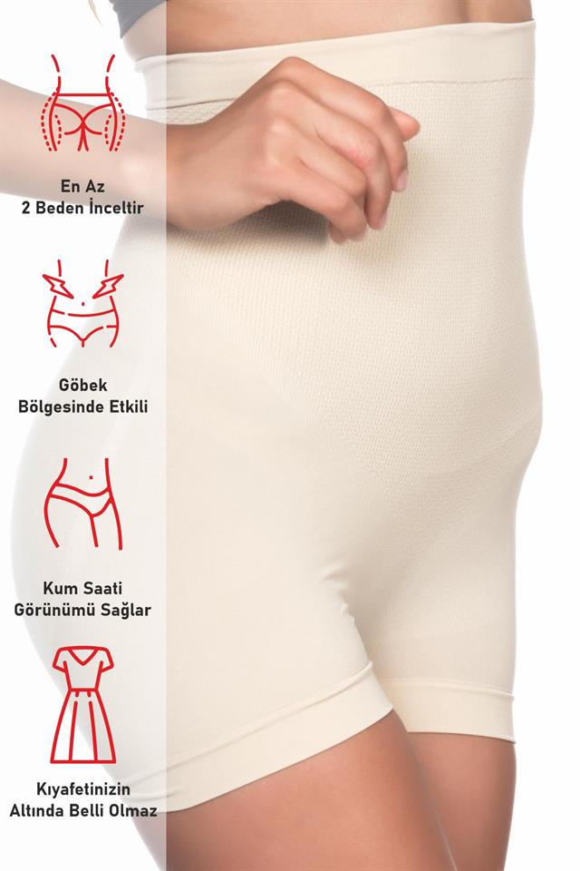 Ten 2055 Massage-Boxerkorsett mit hoher Taille