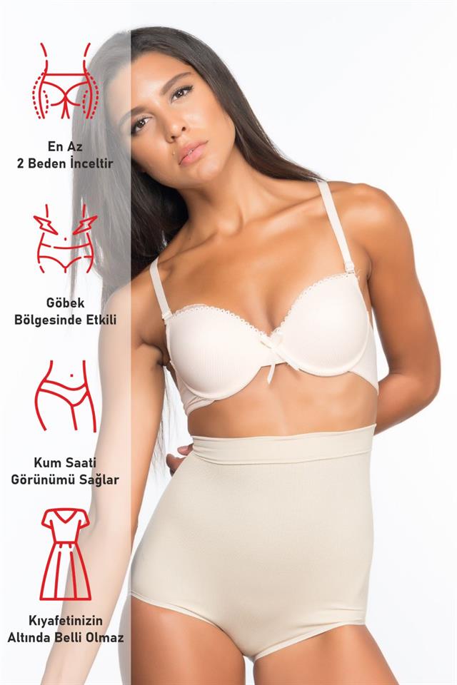 Ten  2057 High Waist Massage Slip Corset
