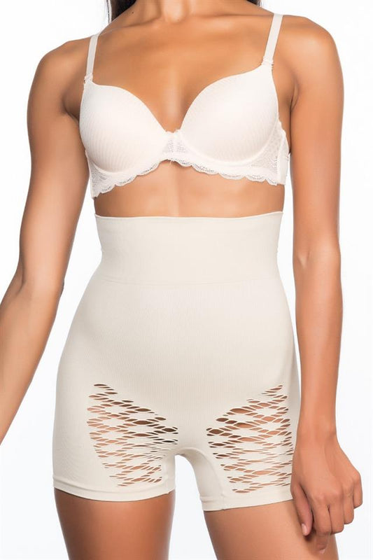 Ten  2064 Butt Open Fancy Boxer Corset
