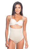 Ten  2073 Slim Chest Open Pattern Body Corset