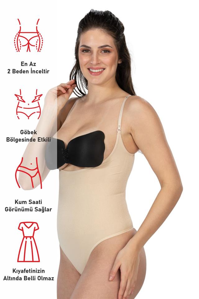 Ten 2076 Brust offener String Body Korsett