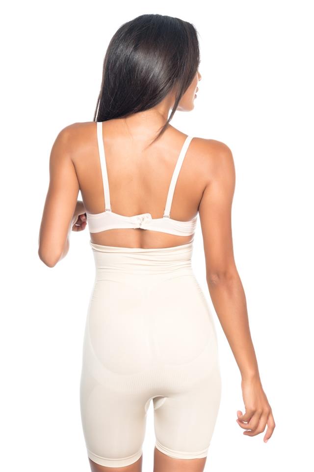 Ten 2077 Beinkorsett mit hoher Taille und Muster