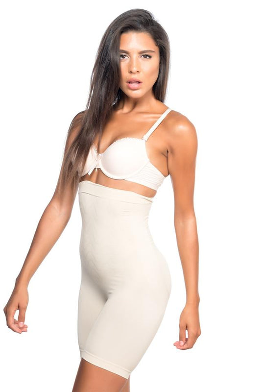 Ten  2077 High Waist Patterned Leg Corset