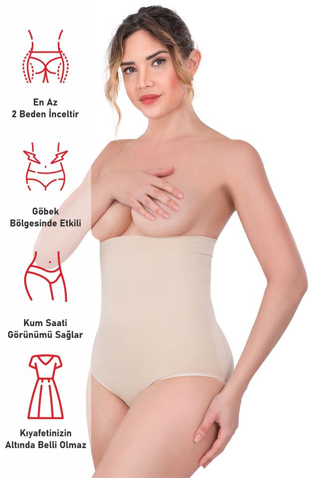 Ten  2080 High Waist Snap Slip Corset