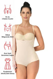 Ten  2723 Laser Cut Chest Open Slip Corset