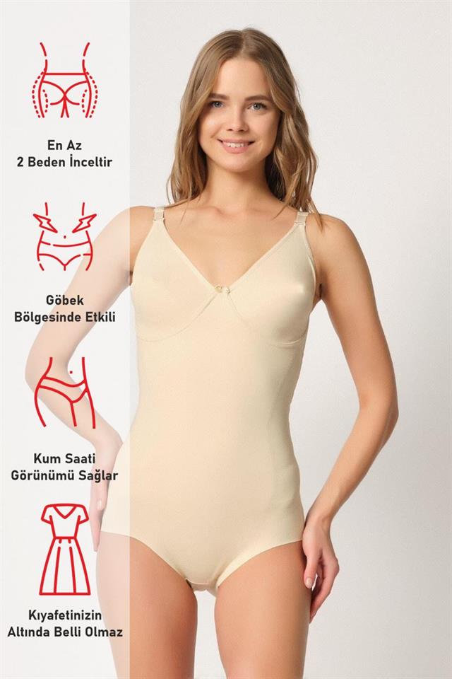 Ten  2821 Double Size Slip Laser Corset with Balen