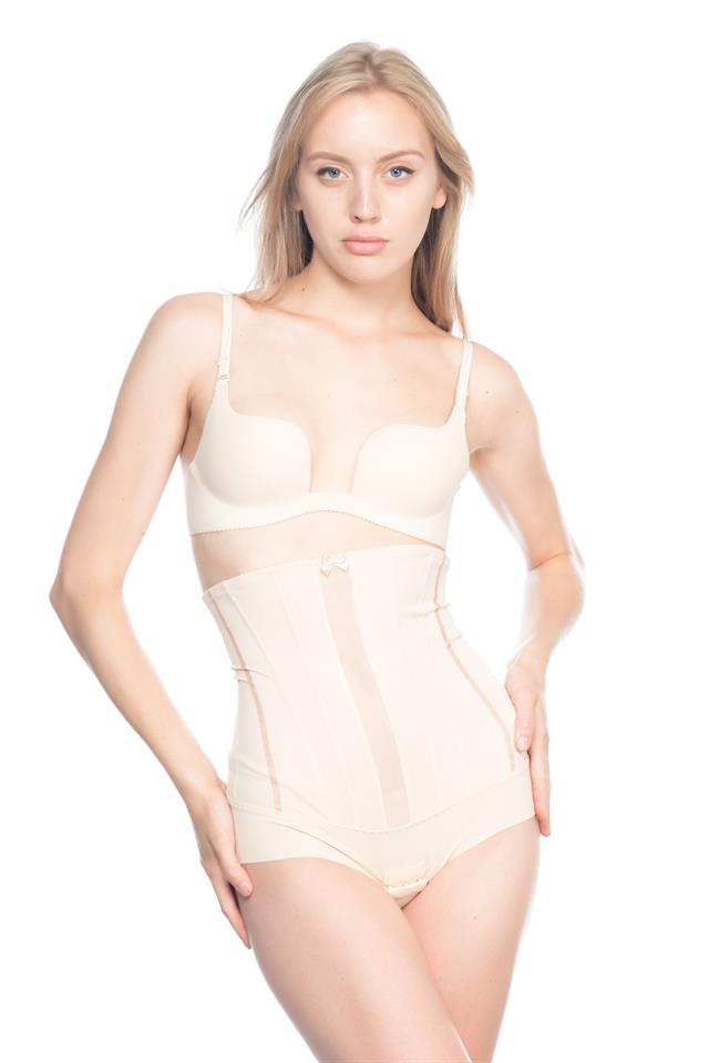Ten  2886 High Waist Lace Slip Laser Corset