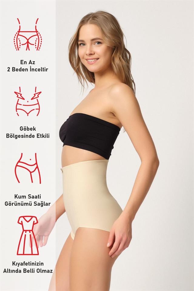 Ten 2920 Laser-Korsett mit hoher Taille und Bauchstütze
