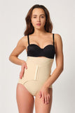 Ten  2932 Double Belly Bow Backed Slip Laser Corset
