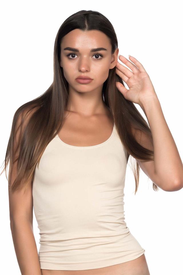 Ten 5002 – Weiches, langes Tanktop mit dicken Trägern
