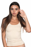 Ten  5002 Soft Thick Strap Long Tank Top