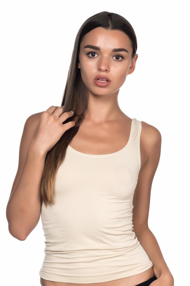 Ten 5002 – Weiches, langes Tanktop mit dicken Trägern