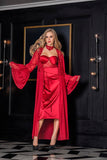 Transparent Maxi Dress Burgundy (11650)