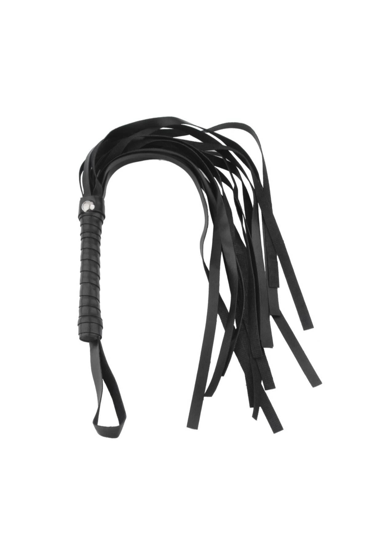 Getuftete Harness Peitsche 008 aus weichem Kunstleder