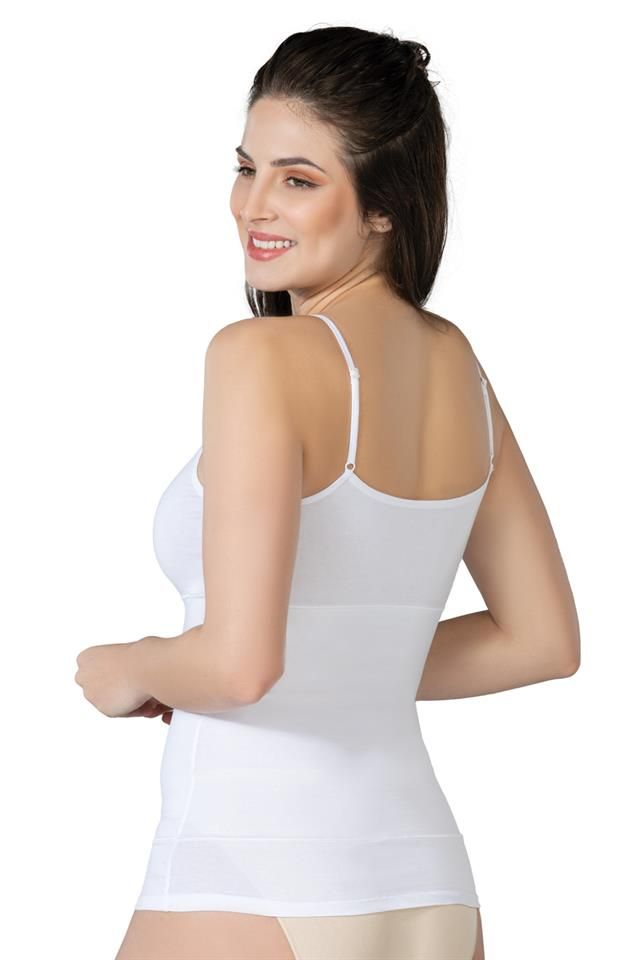 White  1401 Modal Cotton Women Athlete Corset