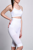 White  2015 High Waist Double Long Leg Corset