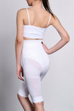 White  2015 High Waist Double Long Leg Corset