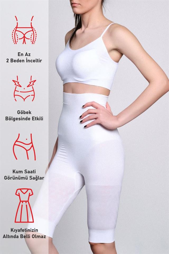 Weißes 2015 High Waist Doppeltes langes Bein Korsett