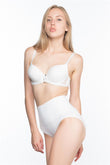 White  2021 Double Low Waist Slip Corset