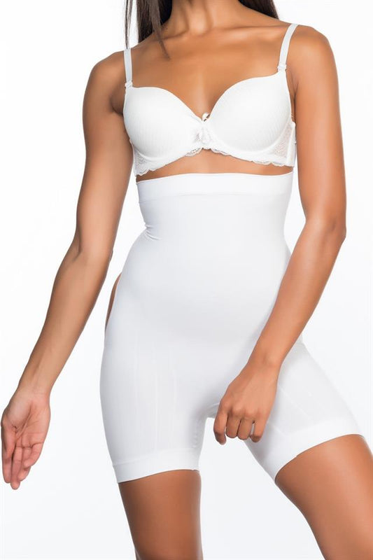 White  2033 Butt Open Boxer Corset