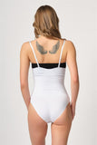 White  2043 Chest Open Back Body Corset