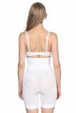 White  2056 High Waist Massage Long Leg Corset