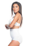 White  2057 High Waist Massage Slip Corset