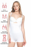 White  2058 Chest Open Short Leg Length Corset