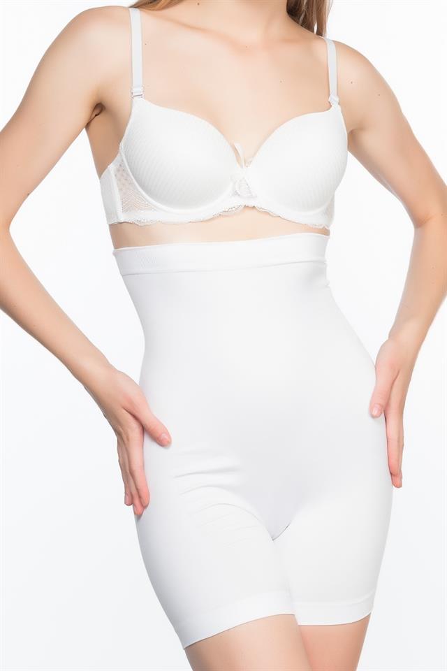 White  2063 Butt Open Leg Corset