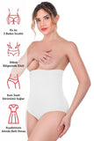 White  2080 High Waist Snap Slip Corset