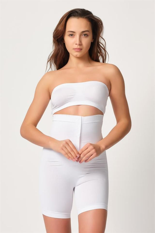 White  2087 Front Padded Leg Corset