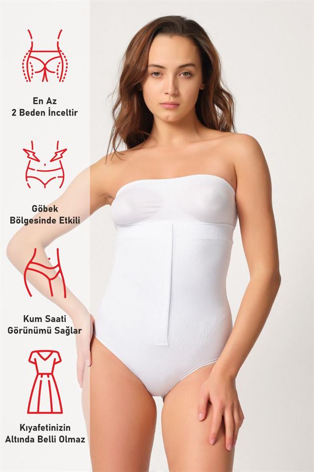 White  2088 Front Padded Slip Corset