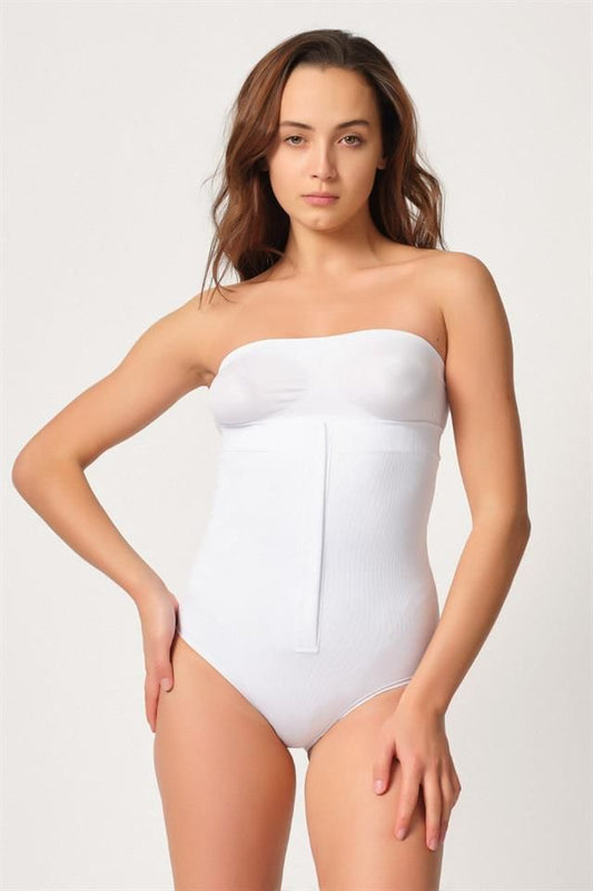 White  2088 Front Padded Slip Corset