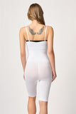 White  2093 Front Padded Chest Open Leg Corset