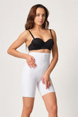 White  2814 Double High Waist Boxer Laser Corset