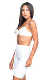 White  2817 High Waist Leg Laser Corset