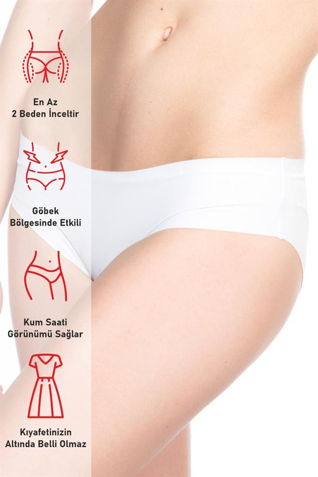 White  2818 Slip Panties Laser Corset