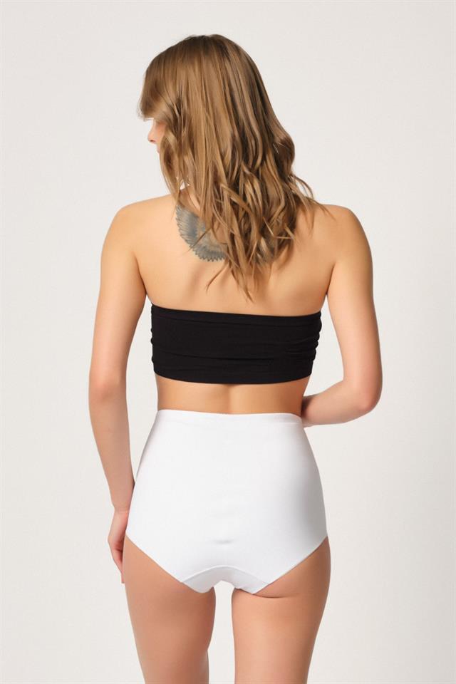 White  2819 Slip Double Tummy Booster Laser Corset