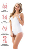 White  2821 Double Size Slip Laser Corset with Balen