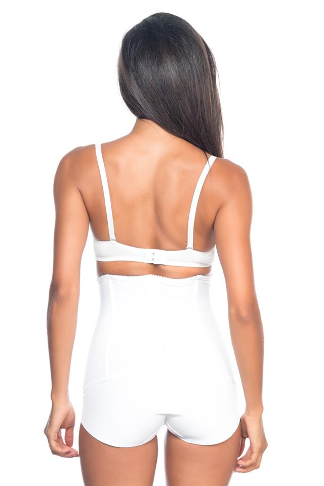 White  2824 High Waist Balen Aligned Slip Laser Corset