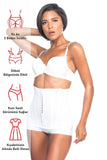 White  2824 High Waist Balen Aligned Slip Laser Corset