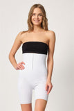 White  2832 High Waist Balen Backed Laser Corset