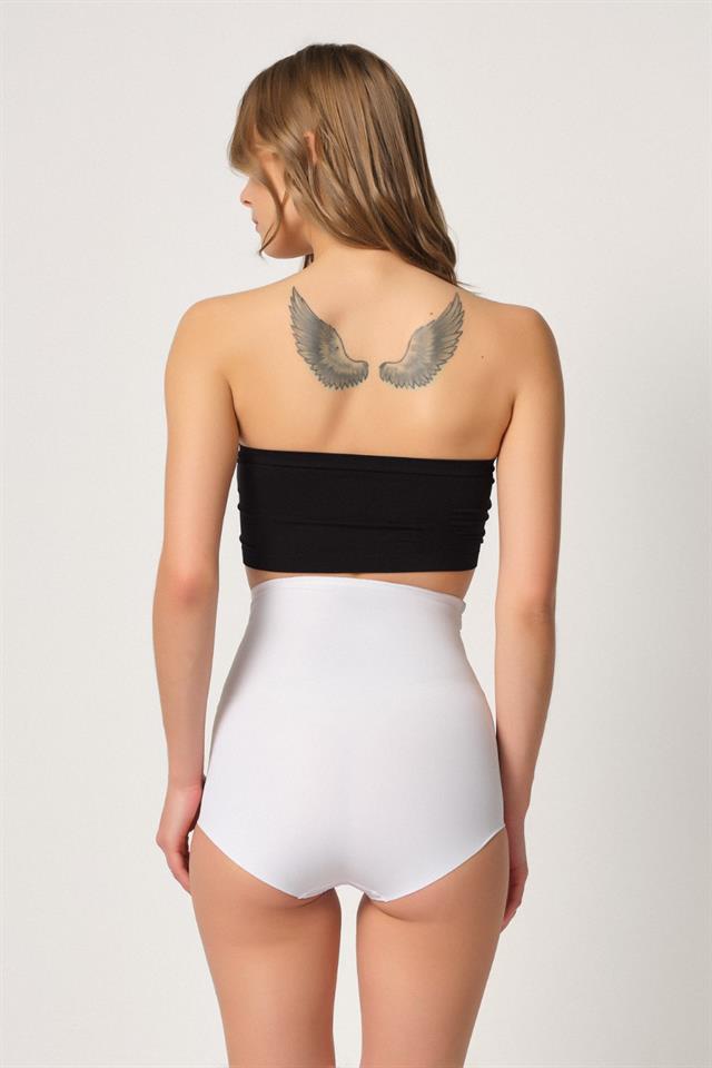 White  2842 Laser Lace Slip Corset